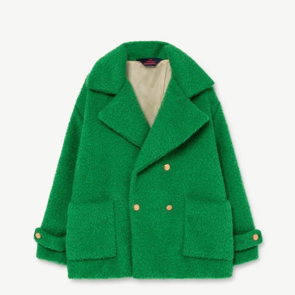 The Animals Observatory Electric Green Jaguar Coat - Picture 3 of 12